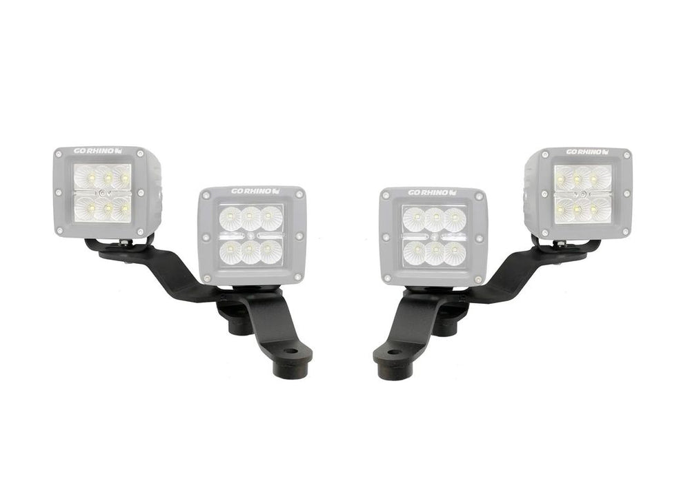 Go Rhino LED Lights — 2018+ Jeep Wrangler JL