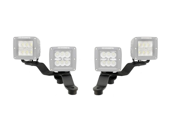 Go Rhino LED Lights — 2018+ Jeep Wrangler JL