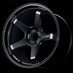 Advan Roue GT Beyond 18X9.5 / +45 déport / 5x114.3 BC / +45mm alésage / noir titane Racing