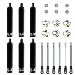 QA1 Amortisseur 20.30 Eye-B/Eye-B V-None à sec combiné fileté gros corps en aluminium 13.38 - paquet de 6