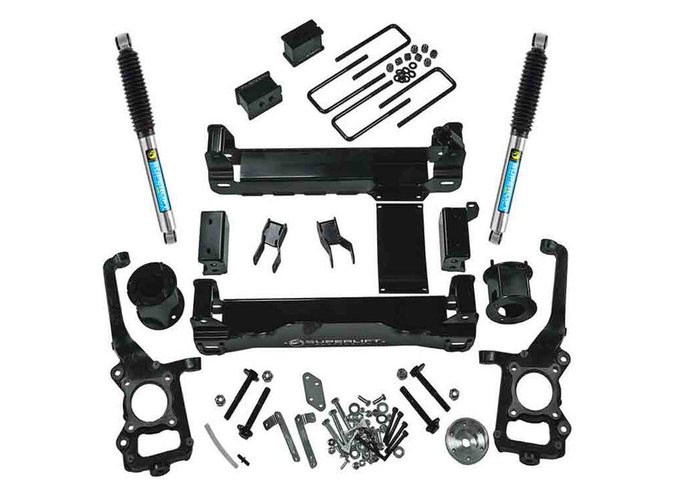 Superlift 4.5" Lift Kit — Bilstein Shocks — 2015-2019 Ford F-150 4WD (K126B)