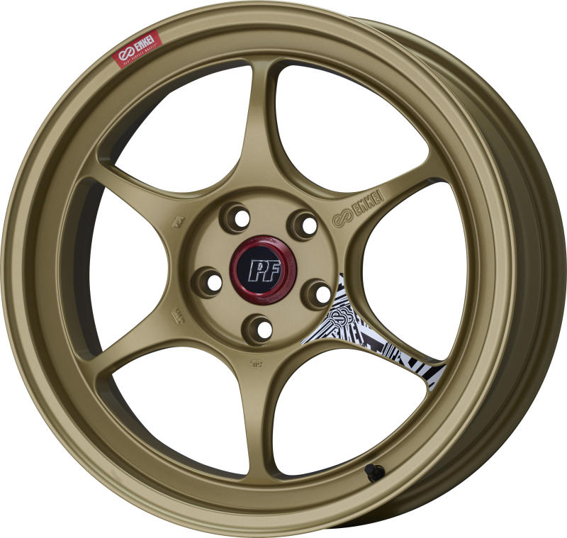 Enkei PF06 Wheel 18x10.5 5x114.3 45mm Offset 75mm Bore Gold