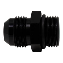 DeatschWerks Adaptateur 10AN ORB mâle à 10 AN évasé mâle (joint torique inclus) - noir mat anodisé