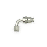90-Deg. 8AN Swivel PTFE Hose End