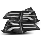 AlphaRex LED Taillights Jet Black - 601010