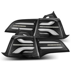 AlphaRex LED Taillights Jet Black - 601010