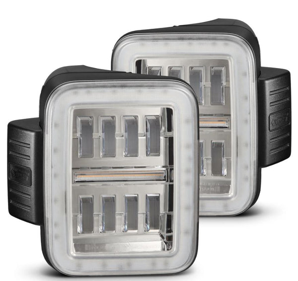 AlphaRex Feux arrière à DEL prismatiques - chrome — 2020-2024 Jeep Gladiator JT (602060)