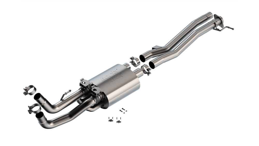 Borla Mid-Section Exhaust System w/ Muffler & Mid-Pipe - ATAK — 2024-2026 Ford Ranger