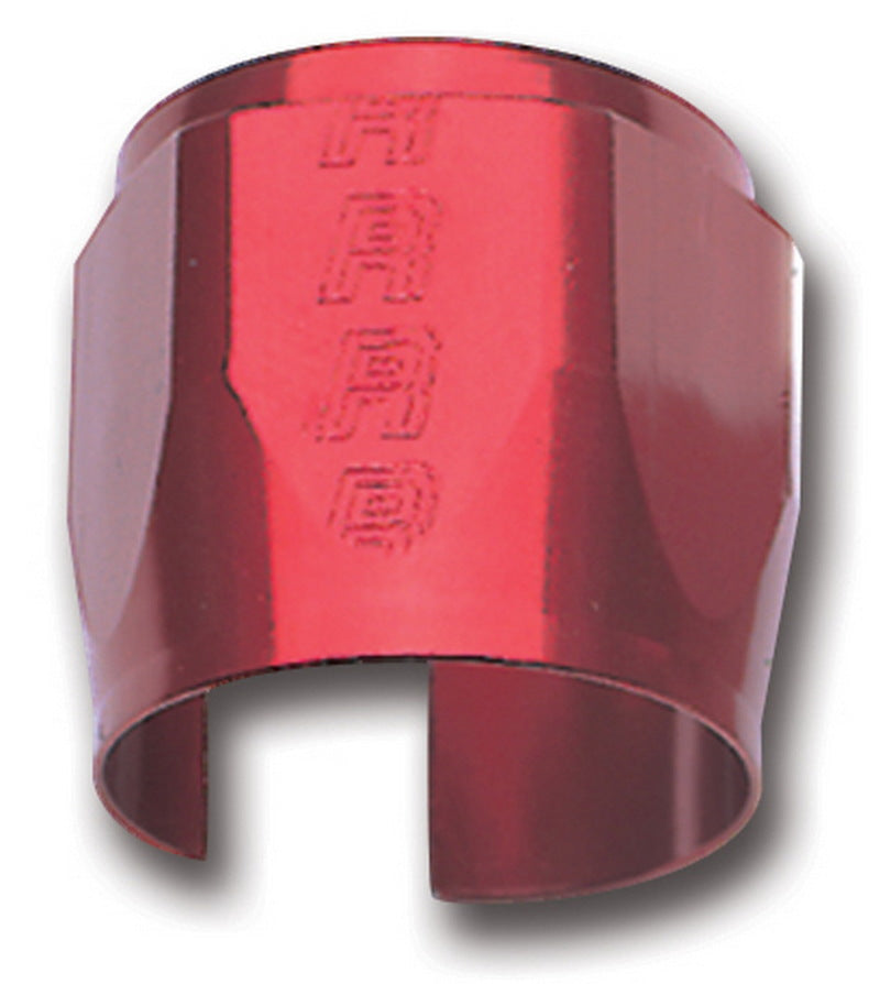 Russell Performance Embout de tuyau -6 AN à joint de tube anodisé rouge pour tuyau de carburant de 5/16 po