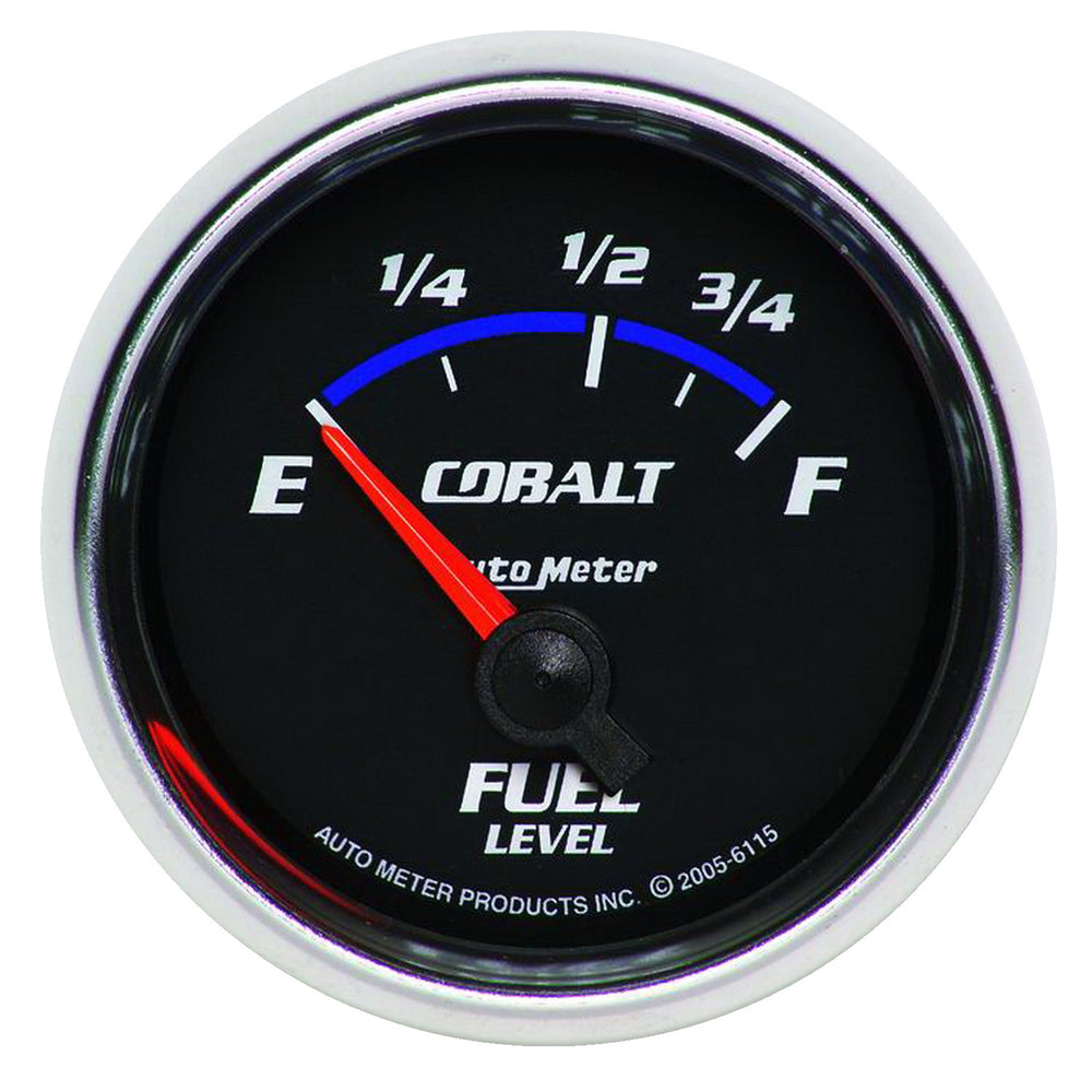 AutoMeter 2-1/16" Fuel Level, 73 E 8-12F Ohm, Cobalt