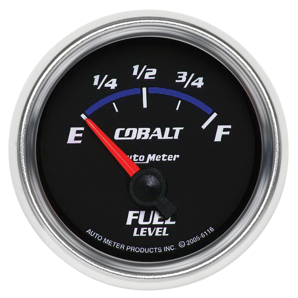 AutoMeter 2-1/16" Fuel Level, 240-33 Ohm, Sse, Cobalt