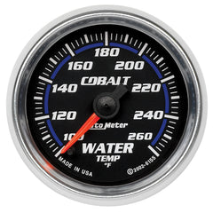 AutoMeter 2-1/16" Water Temperature, 100-260 F, Cobalt