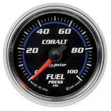 2-1/16" FUEL PRESSURE, 0-100 PSI, COBALT