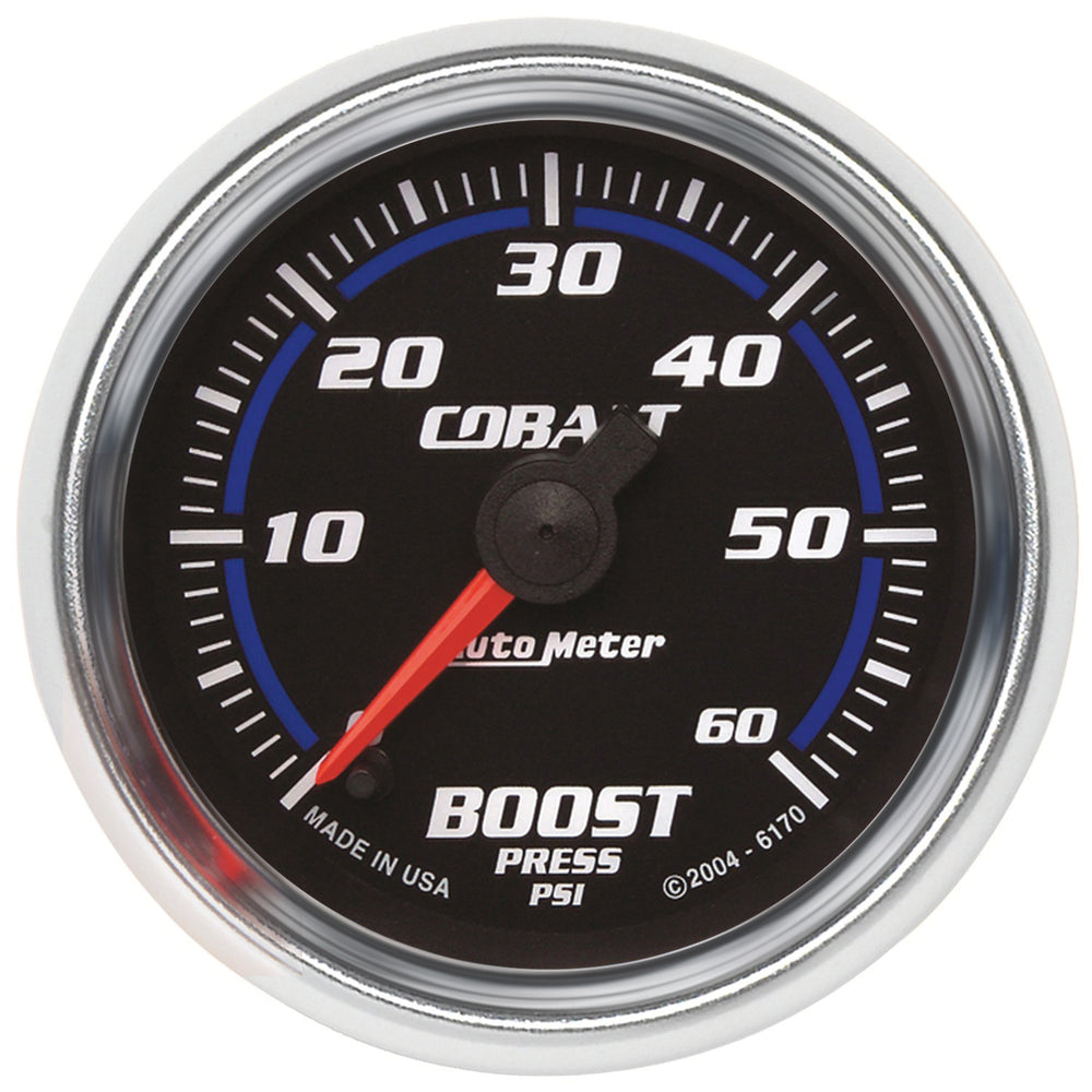 AutoMeter 2-1/16" Boost, 0-60 PSI, Cobalt