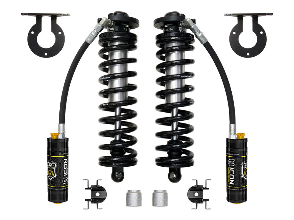 ICON 2023-2026 Ford F-250/F-350 Super Duty 4WD, 2.5-3” Lift, V.S. 2.5 Series Coilover Conversion Kit, Remote R (61723C)