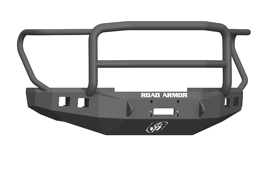 Road Armor 2017-2020 F250 Stealth Front Winch Compatible Bumper Lonestar Guard Texture Black Lights Sold Sep (617F5B)