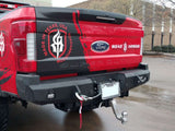 Road Armor 2017-2022 F250/F350/F450 Stealth Rear Winch Bumper Texture Black Lights Sold Sep
