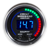 2-1/16" WIDEBAND PRO PLUS AIR/FUEL RATIO, 6:1-20:1 AFR, COBALT