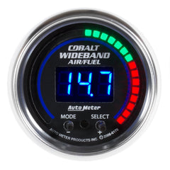 AutoMeter 2-1/16" Wideband Pro Plus Air/Fuel Ratio, 6:1-20:1 Afr, Cobalt