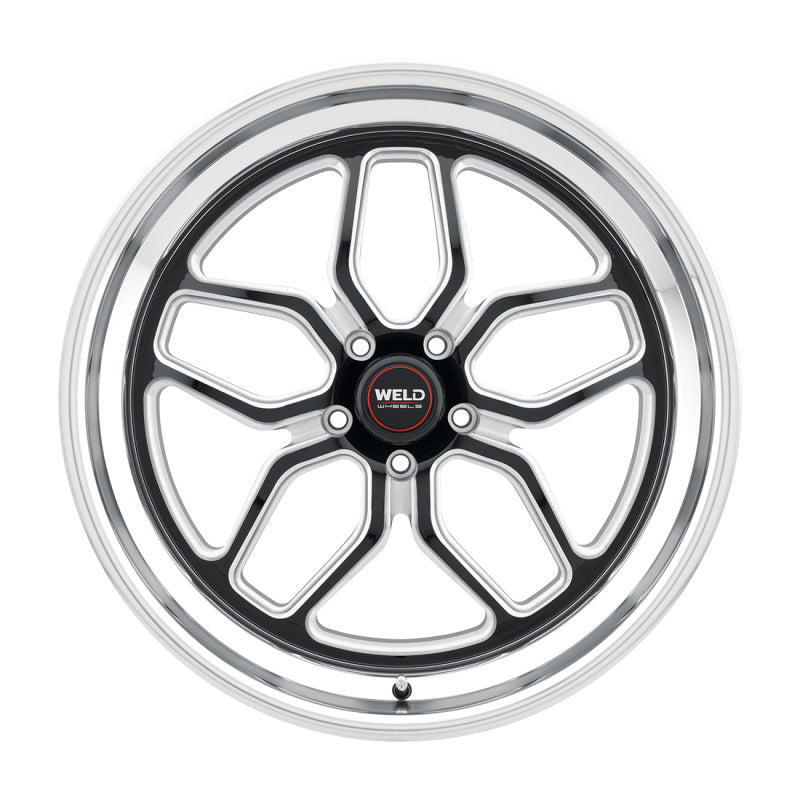 Weld S107 Wheel 22X8.5 Laguna 5X127 ET06 BS5.00 Gloss Black MIL Dia 78.1