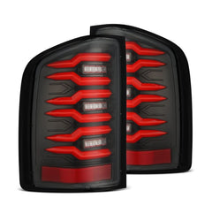 AlphaRex LED Taillights Black Red - 620000