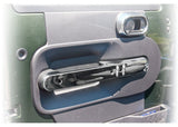Rugged Ridge Front DOOR Handle TRIM Chrome 0710 JEEP Wrangler (JK)