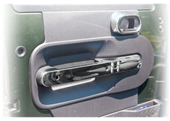 Rugged Ridge Front DOOR Handle TRIM Chrome 0710 JEEP Wrangler (JK)