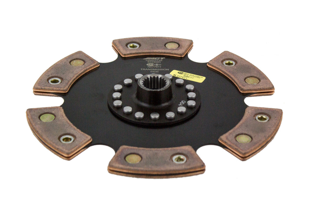 Advanced Clutch ACT 6 Pad Rigid Race Clutch Disc — 1980-1982 Toyota Corolla (6224003)