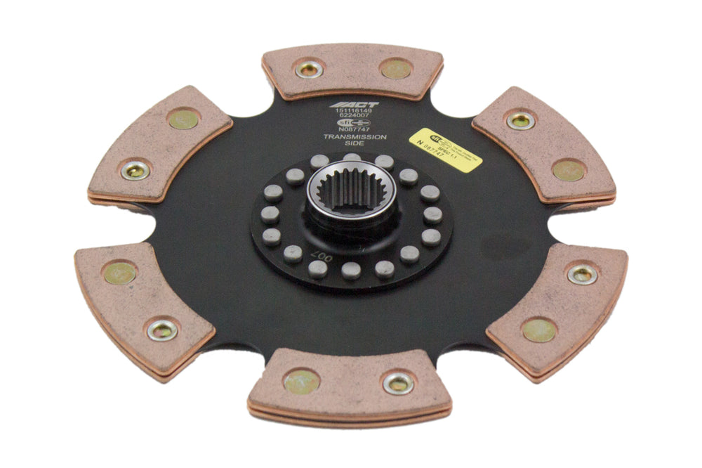 Advanced Clutch ACT 6 Pad Rigid Race Clutch Disc — for select Toyota vehicles (6224007)