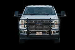 Road Armor 2017+ F250/F350/F450/F550 Vaquero Front Brush Guard Texture Black (6232-BRSH)