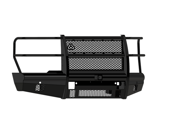 Road Armor 2023+ F250/F350/F450/F550 Vaquero Front Nonwinch Bumper Full Guard 2In Receiver Gloss Black (6232VF26GB)