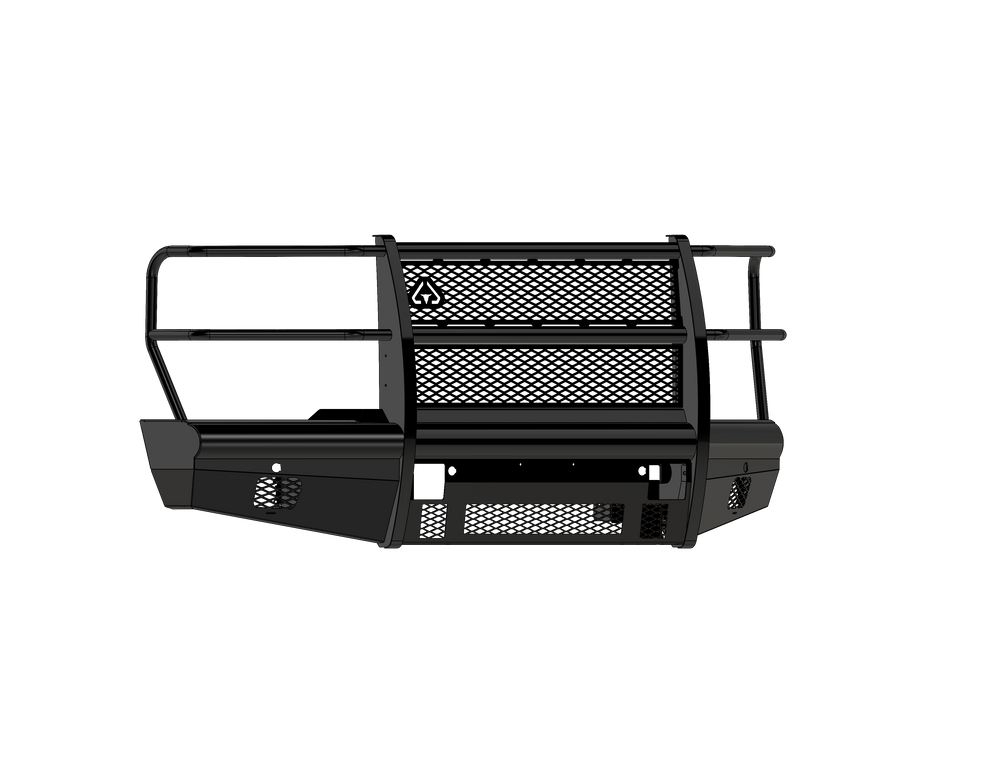 Road Armor 2023+ F250/F350/F450/F550 Vaquero Front Nonwinch Bumper Full Guard Gloss Black (6232VF6GB)