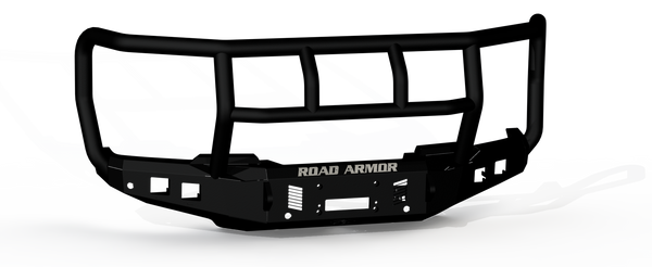 Road Armor 2023+ F250/F350 Stealth Front Winch Compatible Bumper Titan Ii Guard Texture Black (6232F2B)