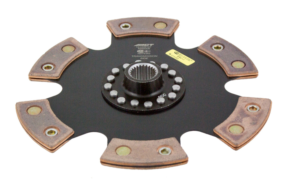 Advanced Clutch ACT 6 Pad Rigid Race Clutch Disc — for select INFINITI and Nissan vehicles (6250006)