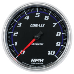 AutoMeter 5" IN-Dash Tachometer, 0-10,000 RPM, Cobalt