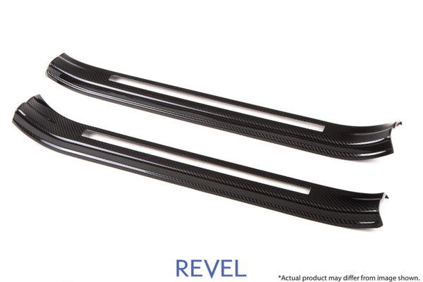 Revel Couvre-seuils de porte GT en carbone sec (gauche et droit) 15-18 Subaru WRX/STI - 2 pièces