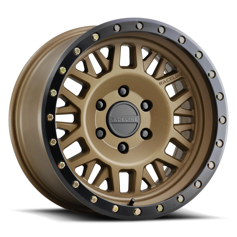 Raceline Roue 951BZ Ryno 17x8.5 po / 5x127 / déport 0mm / alésage 78.1mm - bronze