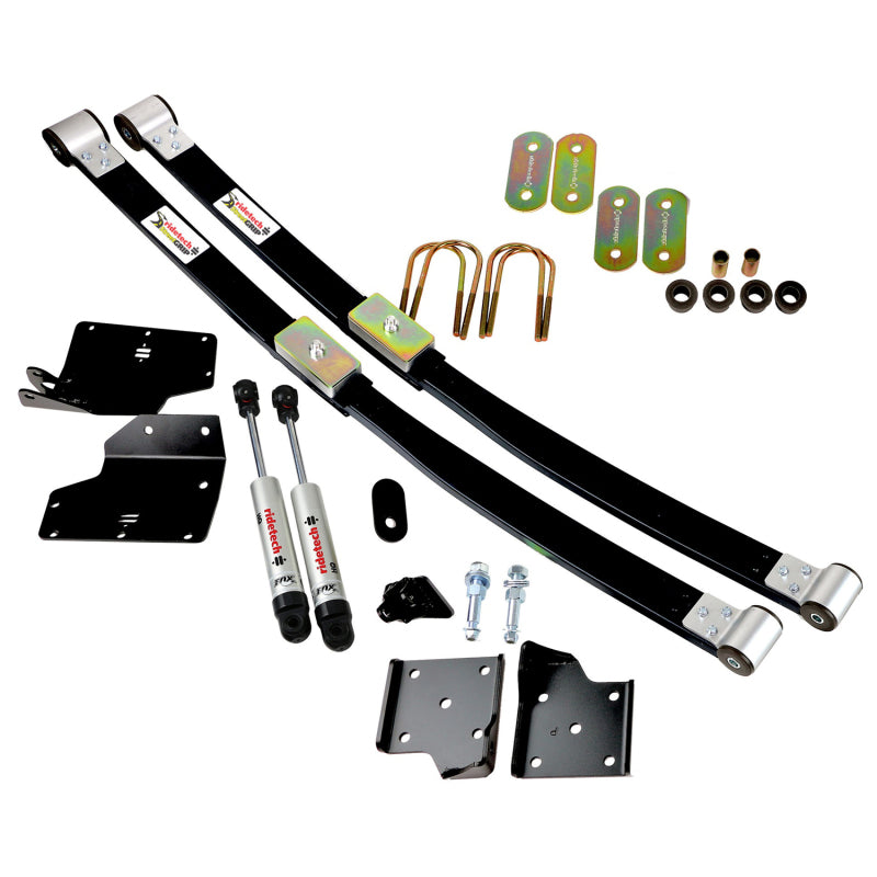 Ridetech Ressort à lames composite avec ensemble d'amortisseurs HQ 67-70 Ford Mustang - abaissement 2 po