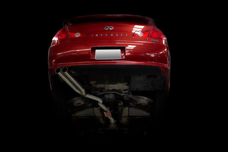 ISR Performance Échappement EP (tuyaux droits) à double embout - 05-06 Infiniti G35 berline