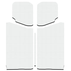 DEI 18-23 Jeep Wrangler JL 2-Door Boom Mat Headliner - 5 Piece - White