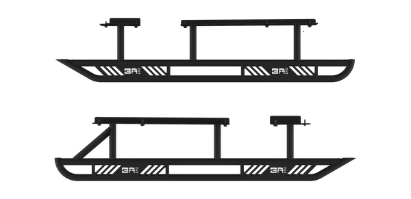 Body Armor 4x4 Protège-bas de caisse marchepieds Revo 2024-2026 Toyota Tacoma Double Cab caisse courte