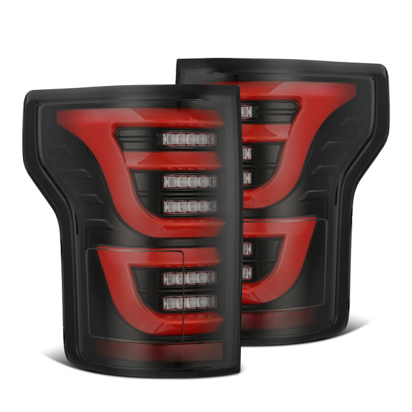 AlphaRex Feux arrière à DEL - noir/rouge — 2015-2020 Ford F-150 (652050)
