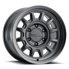 Raceline 952B Aero 17x8.5in / 6x135 BP / 0mm Offset / 87.1mm Bore - Satin Black Wheel