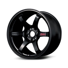 Gram Lights Roue 57DR 18x10.5 +22 5x114.3 - noir semi-brillant