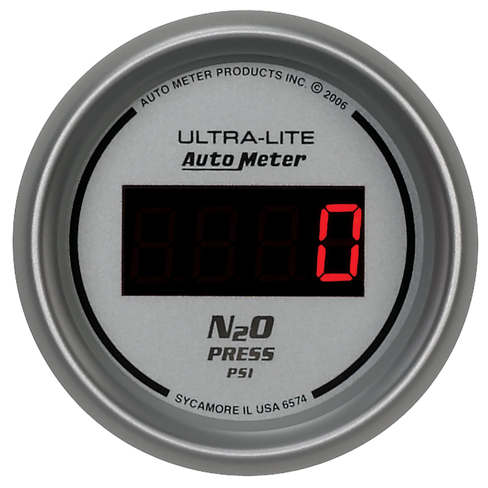AutoMeter 2-1/16" Nitrous Pressure, 0-1600 PSI, Ultra-Lite Digital