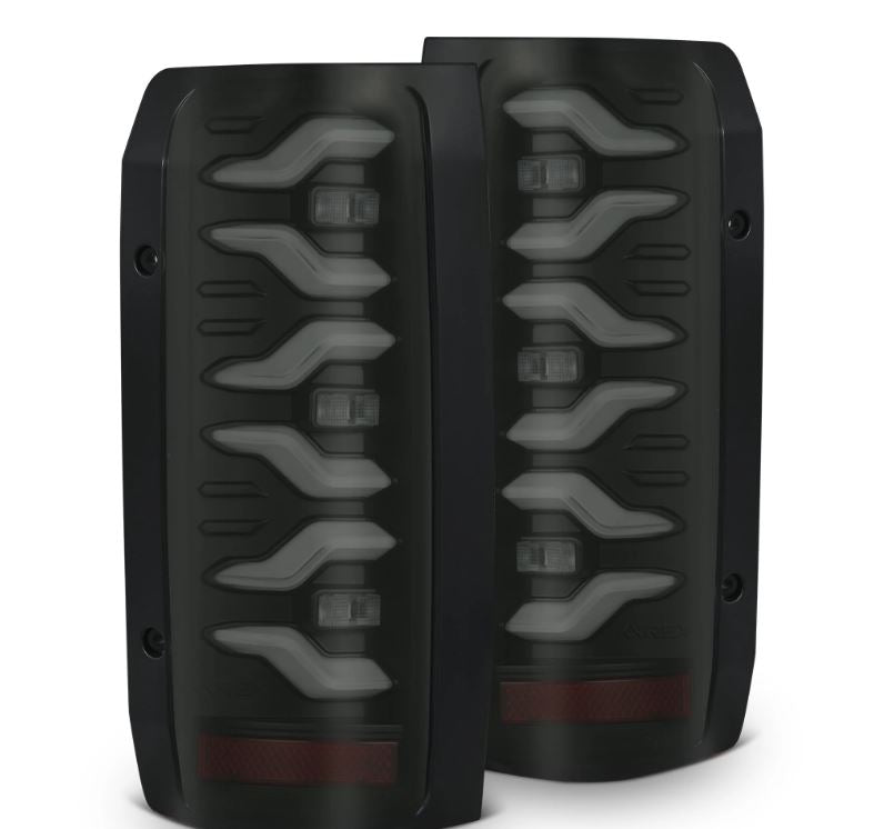 AlphaRex LED Taillights Black - 658005