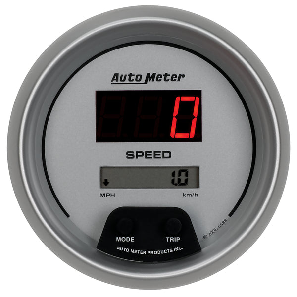 AutoMeter Indicateur de vitesse 3-3/8 po, 0-260 MPH / 0-260 km/h, Ultra-Lite Digital