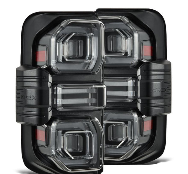 AlphaRex Prismatic LED Taillights Black - 659010