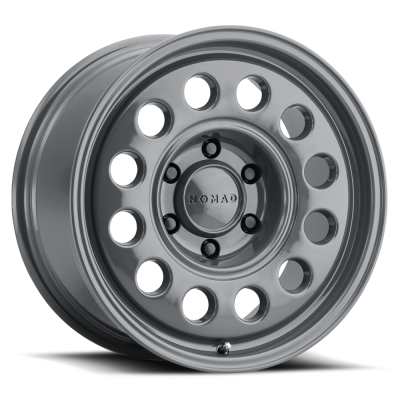 Nomad Roue N501UG Convoy 17x8.5 po / 5x150 / déport 0mm / alésage 110.3mm - gris brillant