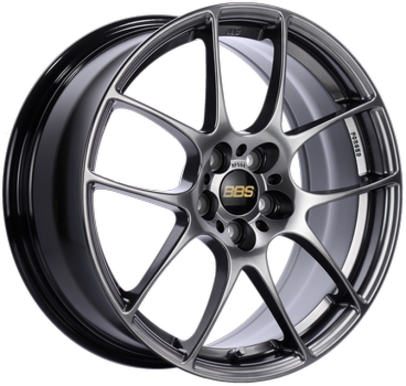 BBS RF 18x8.5 5x112 ET38 Diamond Black Wheel PFS/Clip Required